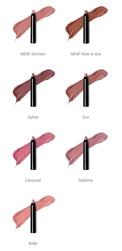 Jolie Color Stick - Moisturizing Lip Colour Crayon - Ultra Modern Jewel-like Gloss W/Brilliant Shine (Smitten)