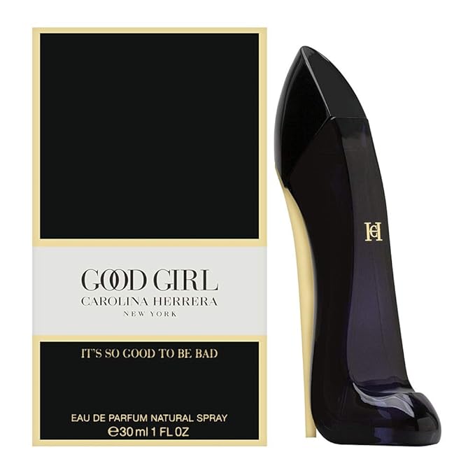 Carolina Herrera Good Girl Fragrance For Women - Floral Fragrance Family - Notes Of Tuberose, Tonka Bean And Jasmine - Sensual And Evocative - Both Freshly Light And Moodily Dark - Edp Spray - 1 Oz