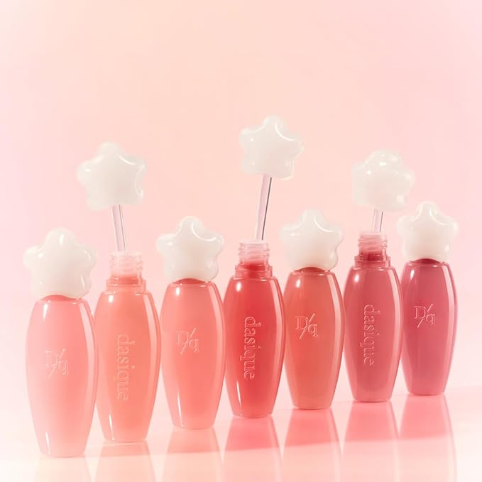 dasique Pure Water Lip Gloss 0.09 oz | Variety of Colors | Dewy Gloss | Buildable Gloss Tesxture | Non-Sticky | K-beauty (#03 Honey Peach)
