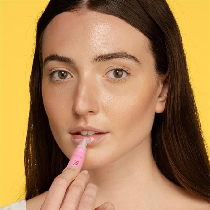 Burt’s Bees Lip Milk, Daily Lip Moisturizer, Sweet Strawberry, Vitamin Enriched Moisturizing Lip Balm with Almond Milk and Jojoba Oil, Hydrating for Softer Lips, 1 Tube, 0.34 Fl Oz