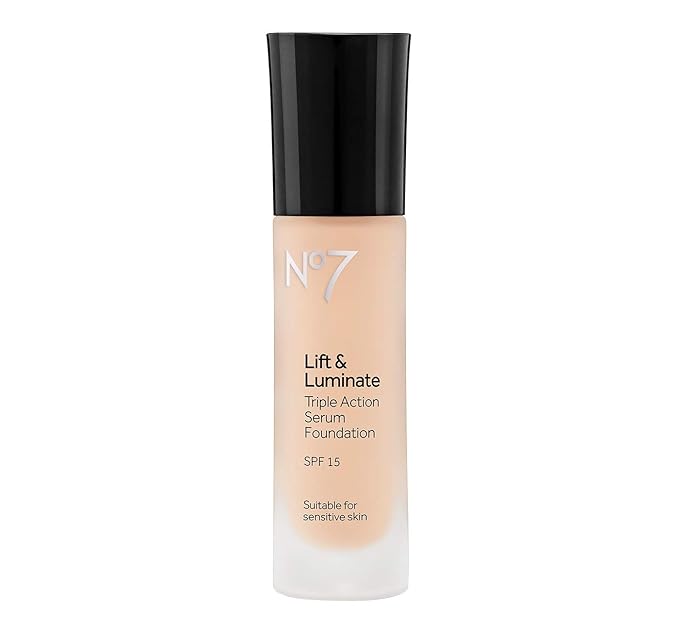 Boots No7 Lift & Luminate Foundation SPF 15 Warm Beige - 1oz Warm Beige