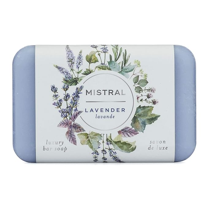 Mistral Classic Bar Soap, Lavender, 2 Bars