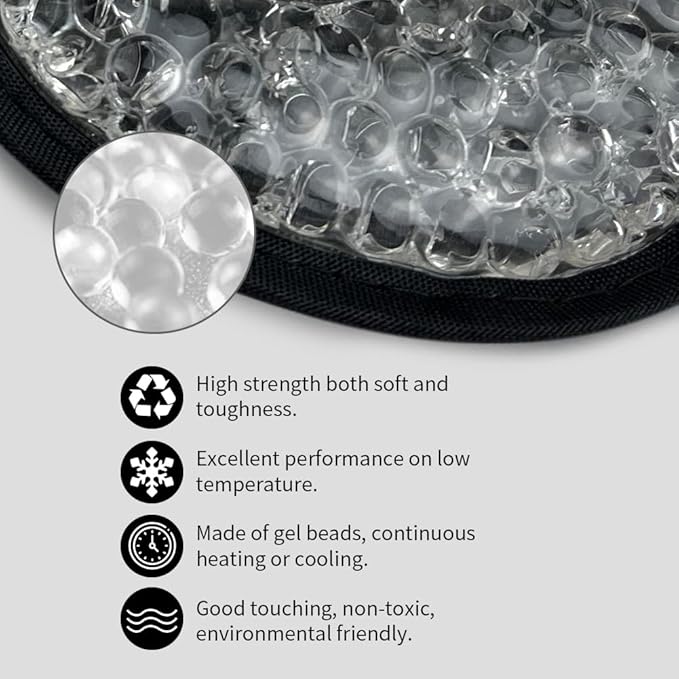 Cooling eye mask, gel eye