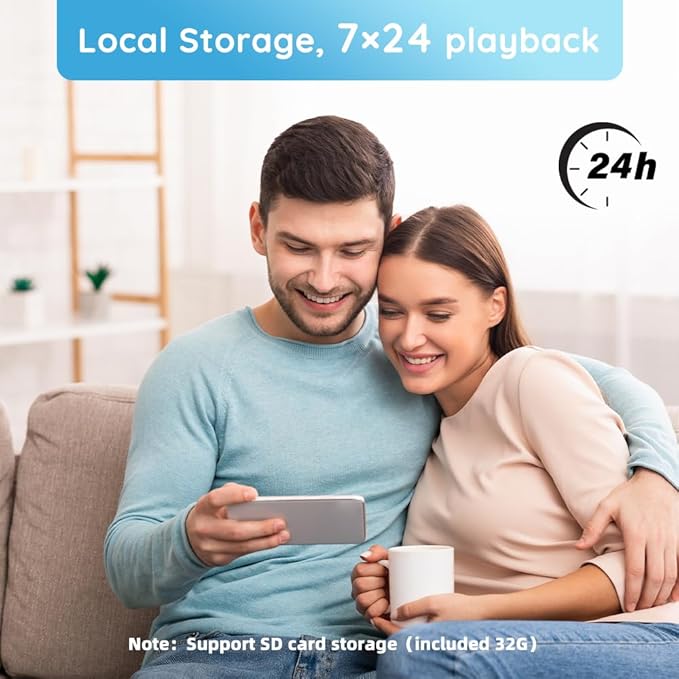 Ellie Video Baby Monitor, Full AI Function Monitor