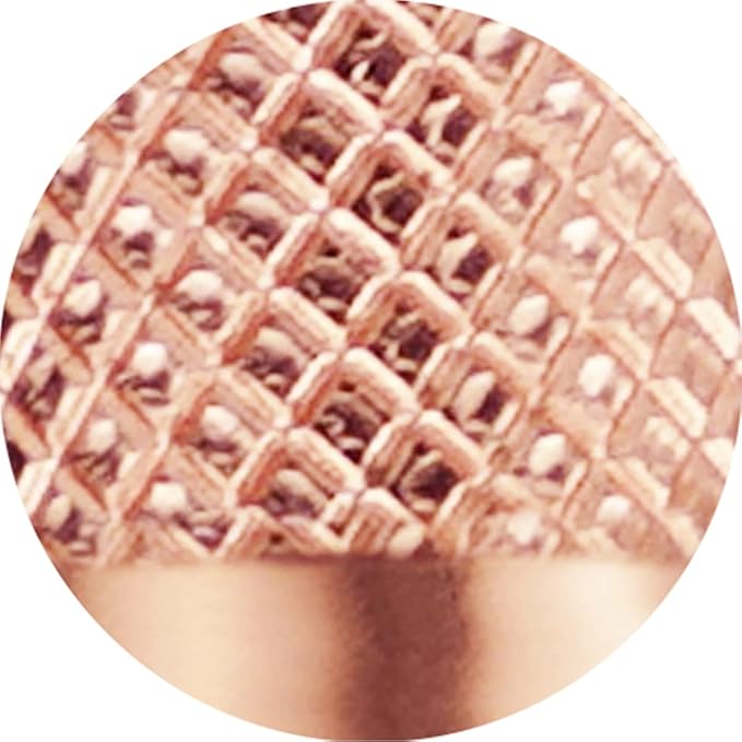 Safety Razor for Women, Men's Single Blade Razor with a Razor Stand with 10 Blades, Double Edge Razor with a Texture Handle, Metal Razor Women, Fits All Double Edge Razor Blades (Rose Gold)