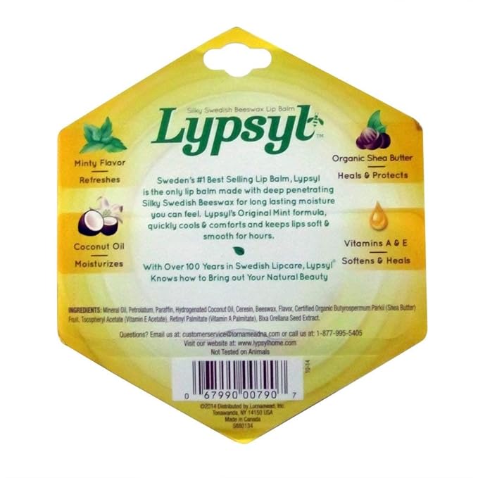 LypSyl Intense Protection Original Mint Lip Balm, 0.10 Oz. - 11 Count