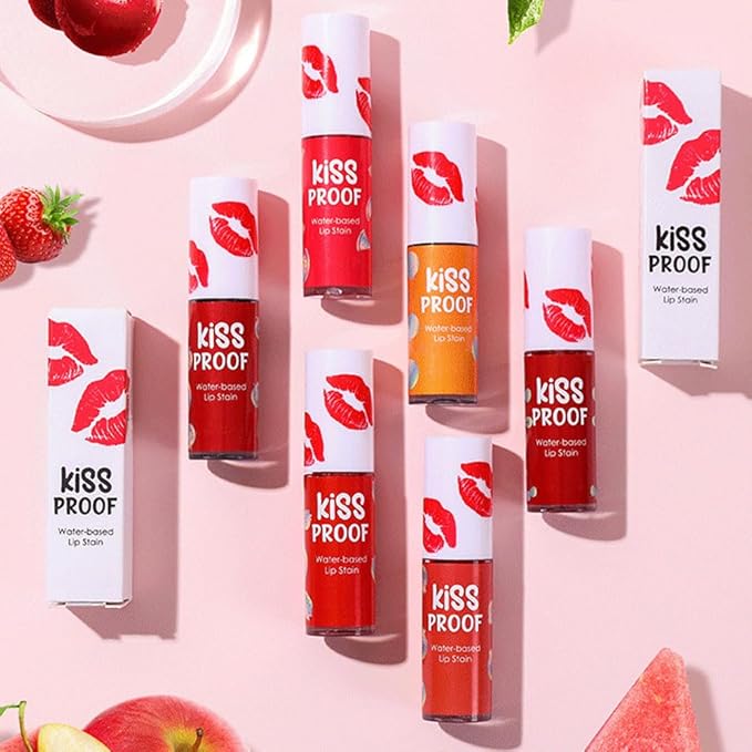 BINGBRUSH 3Pcs Bright Vivid Color Lip Tint With BINGBRUSH