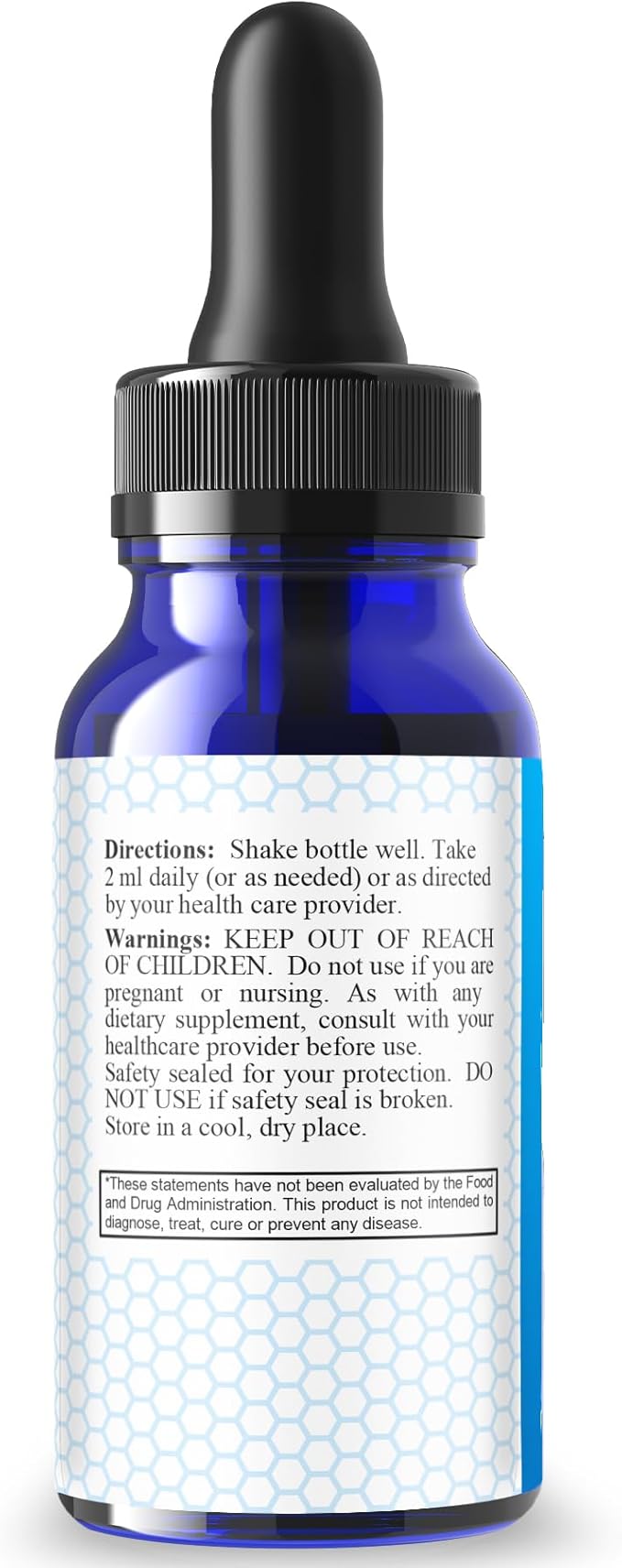 Methylene Blue Drops Pharmaceutical Grade - USP Liquid 10mg/mL - High Potency Nootropic Supplement - Blue Methylene Pure Liquid Concentrate - USP Grade Cognitive Support Drops – 2 Fl Oz (60mL)