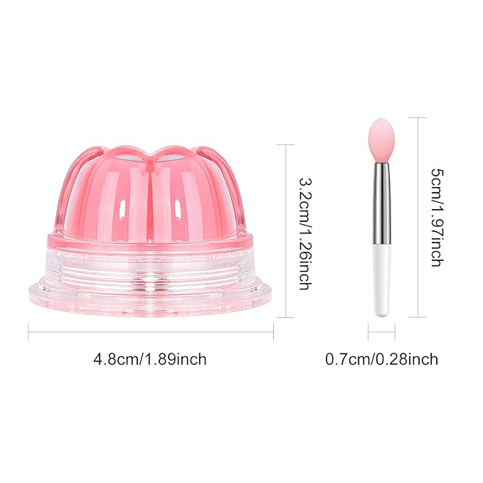 2Pc Jelly Lip Mask Overnight,Fruity Strawberry Lip Sleeping Mask Day Night Repair Kawaii Lip Balm Hydrate Plump Dry Lip Scrubs Exfoliator,Lip Care Lip Moisturizer with Collagen-Strawberry