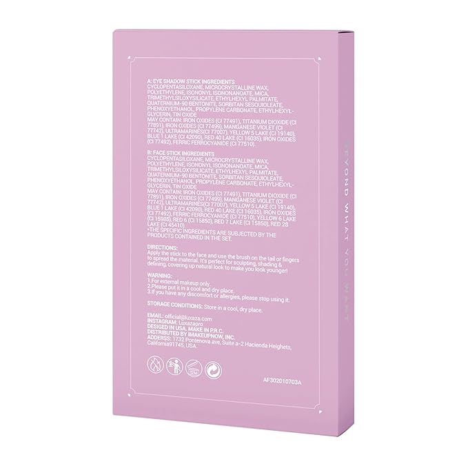 Classic 3PCS Neutral Eyeshadow Stick Makeup Set, Metallic Shimmer Matte Cream Eye Shadow Eyeliner Brightener Pencil Crayon - J2