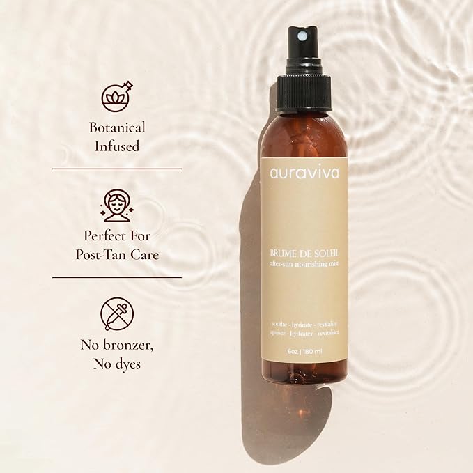 Brume De Soleil┃After Sun Nourishing Mist - Post Tan Essential, After Sun Relief, Beach Essential – Made in USA