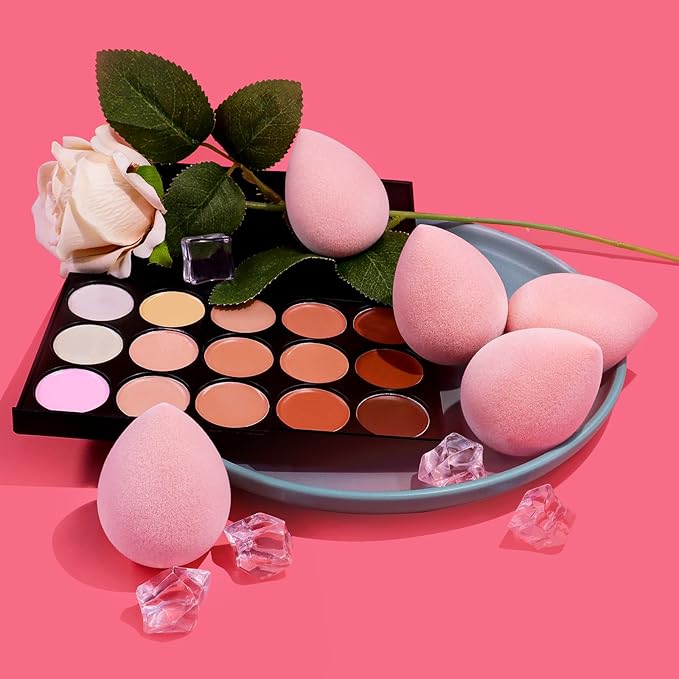 BEAKEY Makeup Sponge Set, Foundation Blending Sponge, Beauty