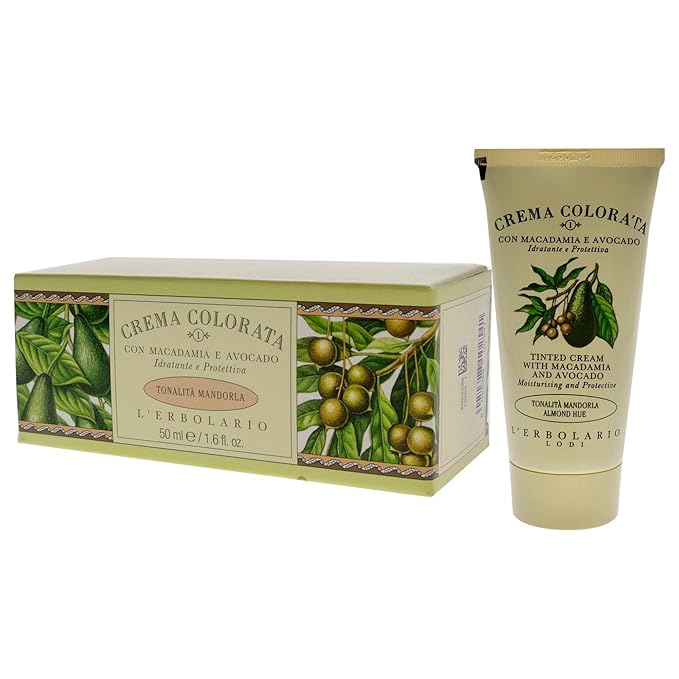 Tinted Cream - Almond Hue by LErbolario for Women - 1.6 oz Cream