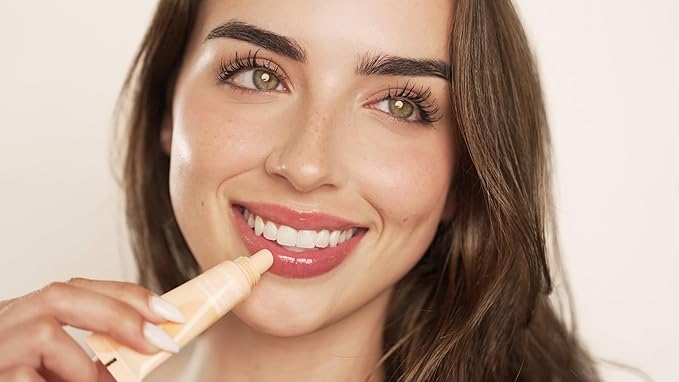 YUGLO Lip Sleeping Mask with Multi-Peptides | Peach Flavor | Hydrating & Plumping Lip Treatment for β¨Dry, Chapped Lips | Nourishes & Moisturizes | Overnight Lip Repair