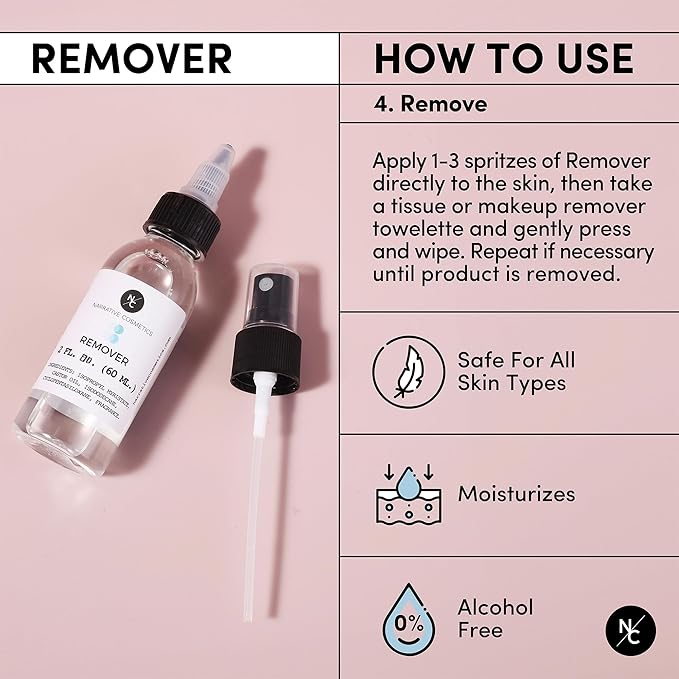 12 Color Dark Flesh Tone Alcohol Activated Makeup Palette Kit - Includes Alcohol Activator and Moisturizing Remover - Waterproof Makeup for Professional Makeup Artists