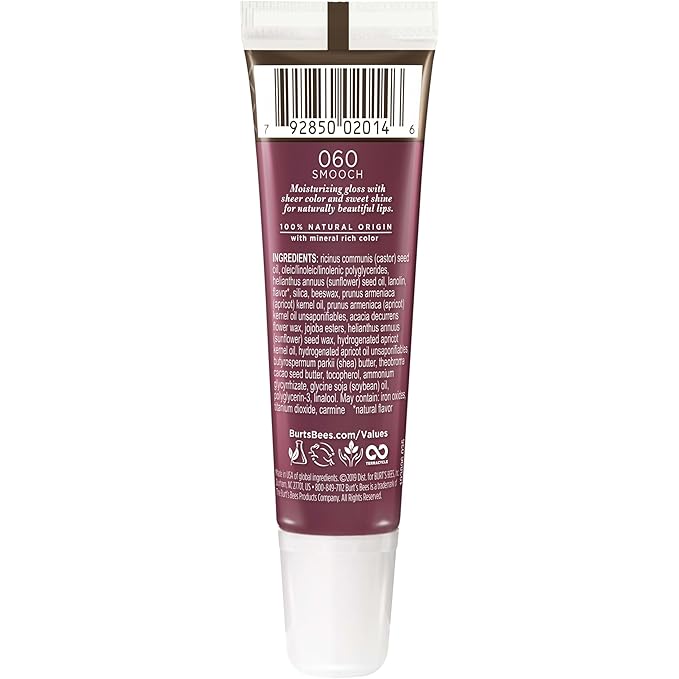 Burt's Bees 100% Natural Origin Moisturizing Lip Shine,