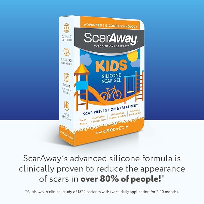 ScarAway Kids Silicone Scar Gel, 100% 6g