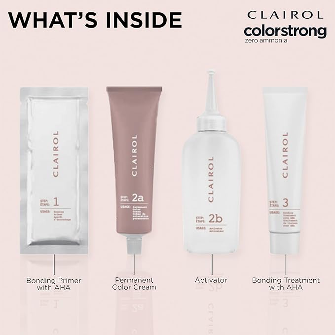 Clairol ColorStrong Permanent Zero Ammonia Hair Dye, 10.0 Extra Light Blonde - Big Sur Hair Color, Pack of 1