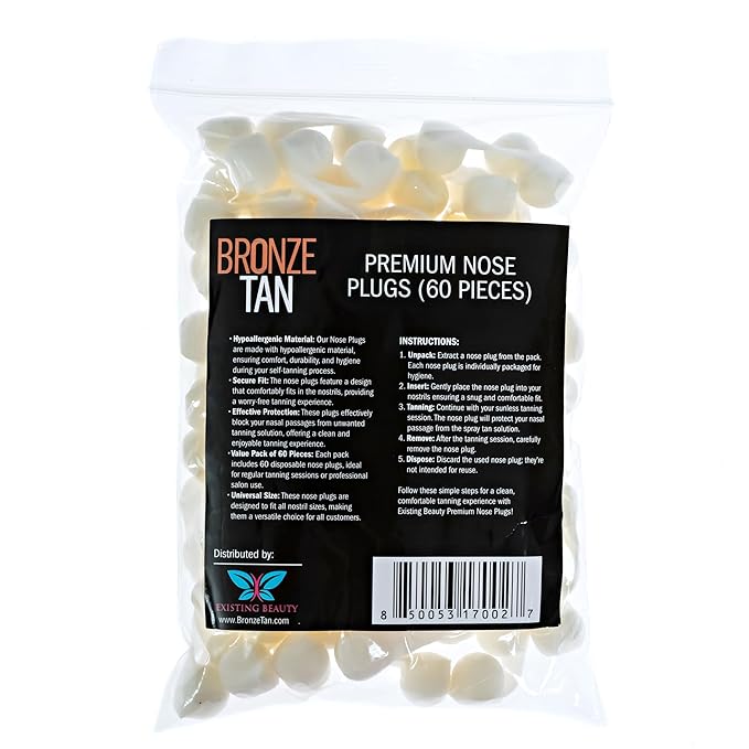 Bronze Tan Disposable Nose Filters