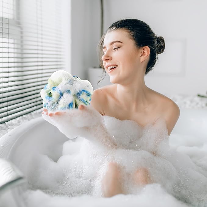 Pack of 4 loofah sponge