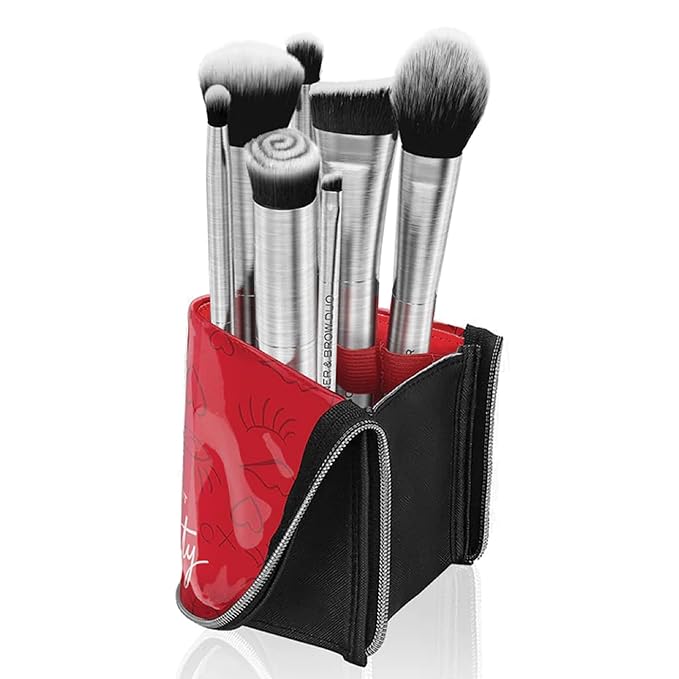 Mirabella Make It Pretty Professional Travel Brush Set and Travel Case