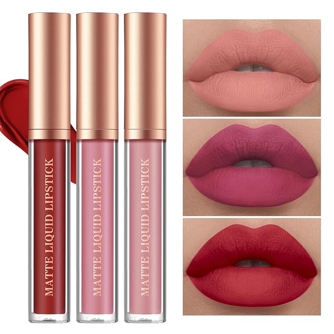 BestLand 12Pcs Matte Liquid Lipstick + Lip Liner