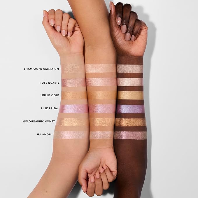 e.l.f. Halo Glow Highlight Beauty Wand, Liquid Highlighter Wand For Luminous, Glowing Skin, Buildable Formula, Vegan & Cruelty-free, Rose Quartz