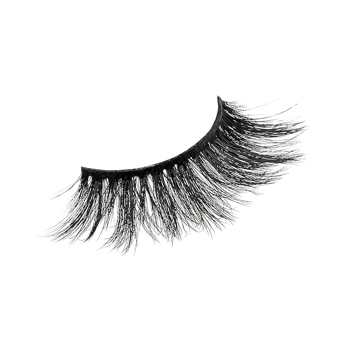 KISS Lash Couture Matte Black Faux Mink Eyelashes Multipack, Matte Cheviot, Black, Natural Looking, Cruelty-Free & Vegan, Holds Curl, Comfortable, Seamless, Knot-Free Band | 4 Pairs