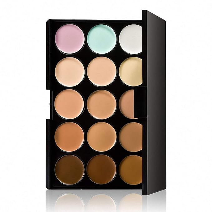Concealer Palette, 15 Colors Makeup Palette Facial Camouflage
