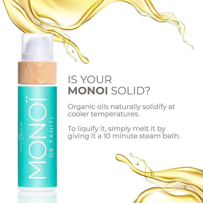 COCOSOLIS MONOI Tanning Accelerator - Organic Tanning Oil with Vitamin E & Monoi de Tahiti Oil for a Fast Intensive Tan - Tanning Enhancer for a Chocolate Tan - Nourishing Body Lotion (3.72)