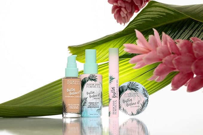Physicians Formula Butter Believe It! Foundation + Concealer, Light-to-Medium | Dermatologist Tested, Clinicially Tested