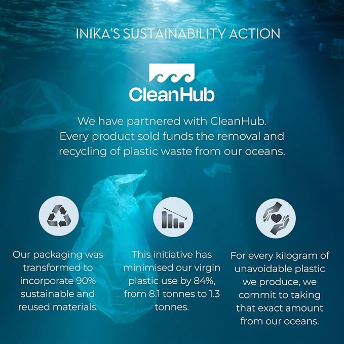 INIKA Organic BB Cream Foundation - Vegan Makeup with Hydrating Prickly Pear, Jojoba, and Pomegranate Seed Oil - Lightweight Glow for Balanced Skin Tone, Beige, 1 fl oz