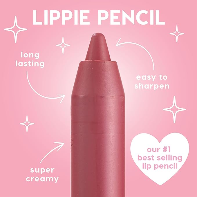 ColourPop Lippie Lip Pencil - High-Pigment, Long-Lasting & Sharpenable Lip Liner with High-Impact Color - Vegan, Cream Formula with Precise Application - Me Again (0.35 oz)