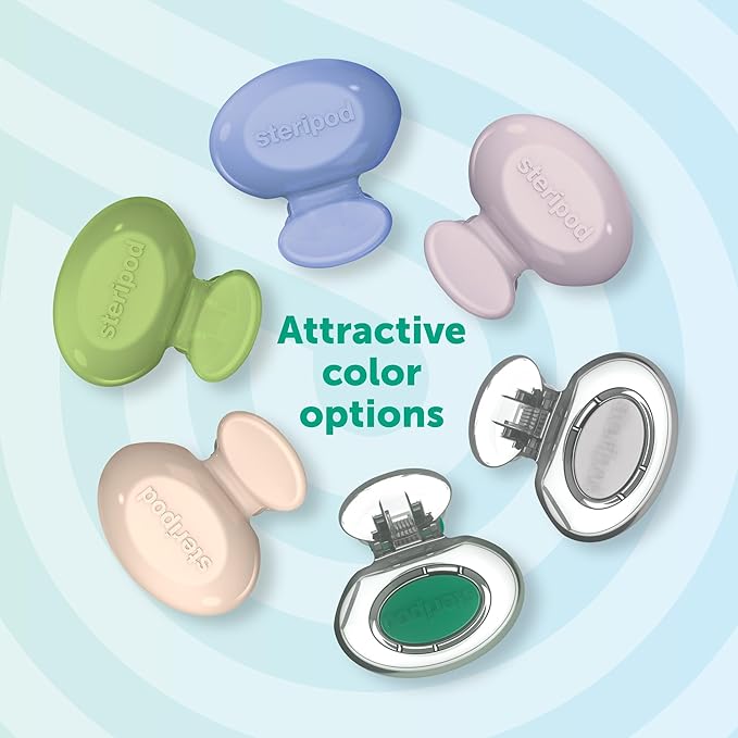 Steripod Clip-On Toothbrush Protector, Keeps Toothbrush Fresh and Clean, Fits Most Manual and Electric Toothbrushes, 1 Count