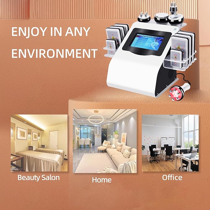 Body Machine Body Multifunctional Beauty Machine Cellulite Device, White