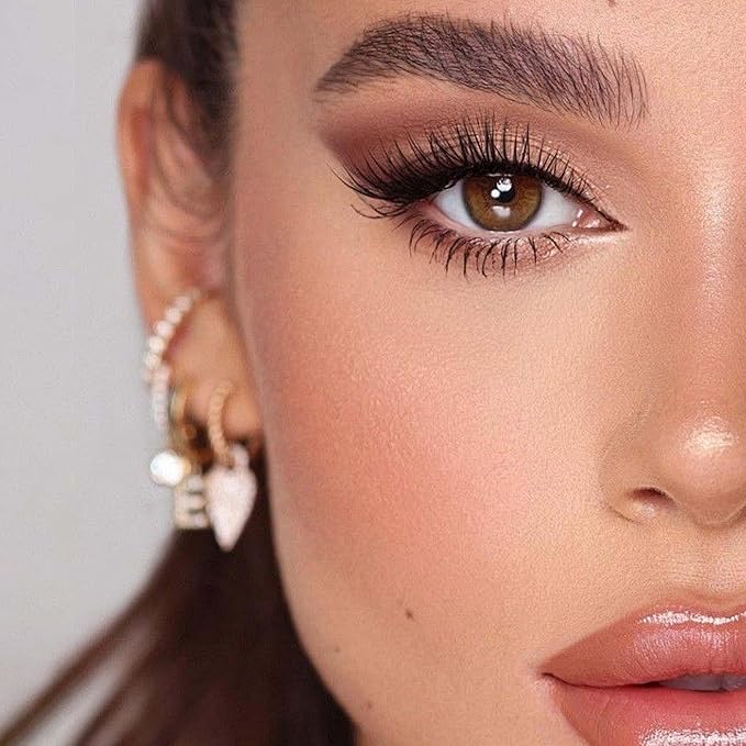 VEYESBEAUTY Lash Clusters Individual Eyelash Extensions Thin & Invisible Band DIY False Eyelashes for Self-application Newbie's Five-Second Series Wispy Lash Tray, Boldeye 12mm Single Length