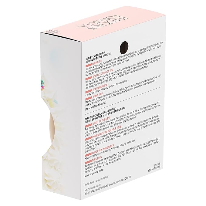 Physicians Formula Murumuru Butter Bronzer Face Makeup, Cheat Day Donut, Chocolate