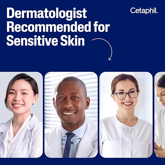 Cetaphil Face & Body Moisturizer, Hydrating Moisturizing Cream for Dry to Very Dry, Sensitive Skin, NEW 3 oz Pack of 3, Fragrance Free, Non-Comedogenic, Non-Greasy