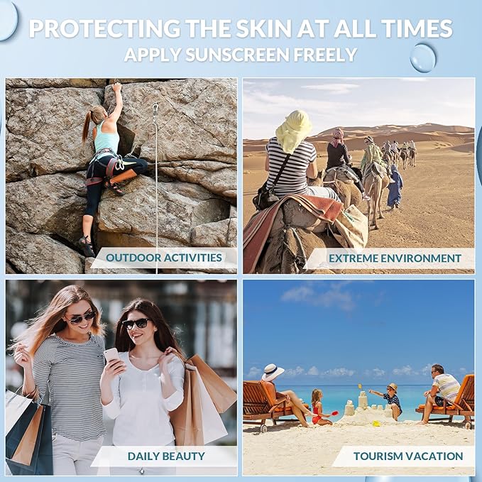 Sunglaze Sheer Body Mist Sunscreen SPF 42, Infused with Shimmering Body Oil, Hydrating Mist, Hydrates, Gives Skin a Glowy Finish, Lightweight, Gives Skin A Glowy Finish(6.7 Fl Oz)