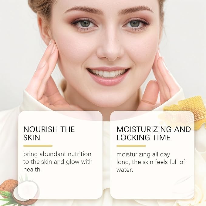 Organic Grass Fed Whipped Tallow and Honey Balm 4oz - Facial Cream, Lip Moisturizer, Body Balm