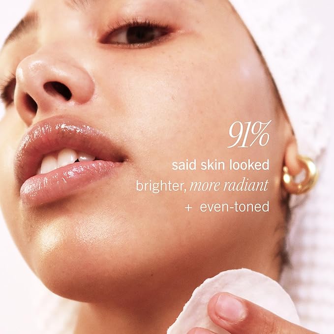 First Aid Beauty - Facial Radiance Pads with Gycloic & Lactic Acids – Daily Exfoliating Pads with AHA that Help Tone & Brighten Skin – Makeup Routine Prep - Compostable for Daily Use – 28 Count