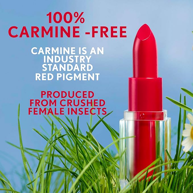 COVERGIRL Clean Lip Color, Cinnablaze, Satin Finish, Squalane, Avocado & Aloe, Carmine-Free, Non-Drying, 0.12oz