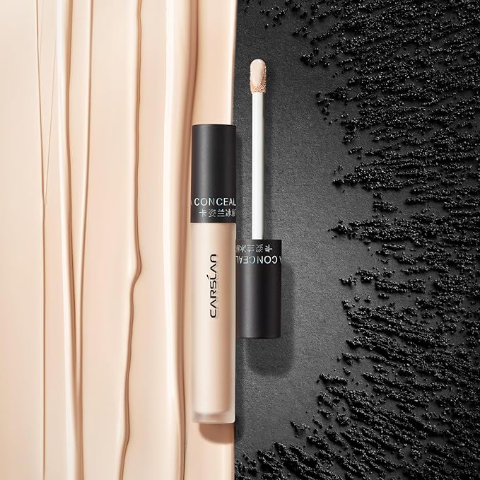 Hydrating Concealer - Full Coverage Matte Finish, 16H Long Lasting Corrects Dark Circles, Redness, Blemishes, 02 Nude