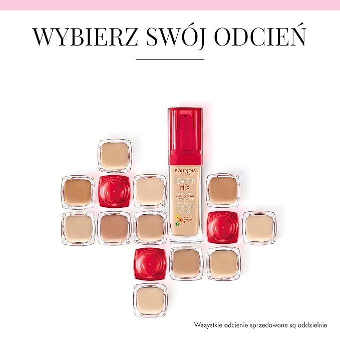 Bourjois Healthy Mix Anti-Fatigue Medium Coverage Liquid Foundation 30ml