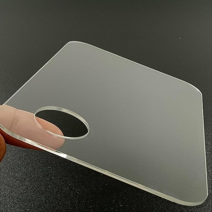 2 Pcs Acrylic Makeup Palette Makeup Mixing Tray