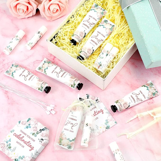 25 Set Wedding Lip Balms and Wedding(Floral)