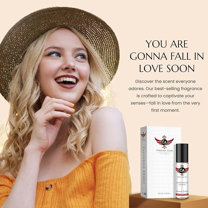 CA Perfume Impression of Cashmere Mist For Women Replica Fragrance Body Oil Dupes Alcohol-Free Roll-On 0.3 Fl Oz/10ml