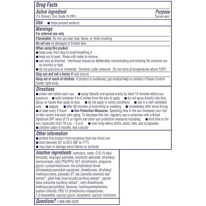 Coppertone Pure and Simple Baby Sunscreen Spray SPF 50, Zinc Oxide Mineral for Babies, Toddler, Water Resistant, Broad Spectrum, 5 Oz