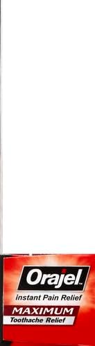 Orajel 3X for Toothache & Gum Pain: Maximum Gel Tube 0.42oz - from #1 Oral Pain Relief Brand for Instant Pain Relief (Pack of 2)