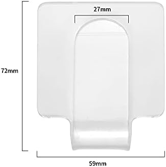 2Pcs Makeup Hand-held Palette Professional Clear Acrylic Makeup